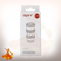 Mèches Guroo 0.15ohm / 0.3ohm Aspire