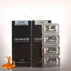 Mèches Mesh Caliburn G 0.8ohm / 1.0ohm Uwell