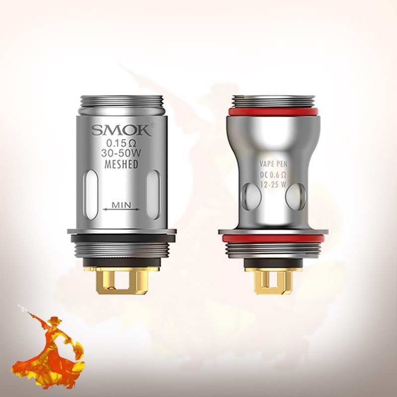 Mèches Vape Pen Meshed 0.15ohm / DC 0.6ohm Smok tech