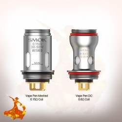 Mèches Vape Pen Meshed 0.15ohm / DC 0.6ohm Smok tech