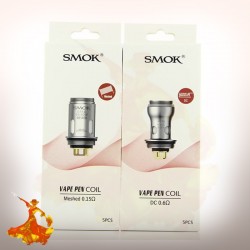 Mèches Vape Pen Meshed 0.15ohm / DC 0.6ohm Smok tech