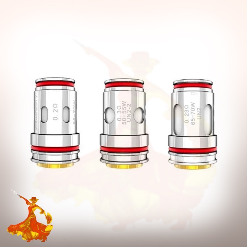 Mèches Crown V 0.2ohm / 0.23ohm / 0.3ohm Uwell