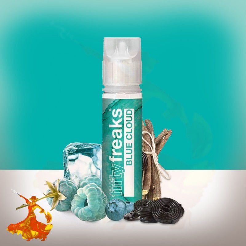 E liquid Blue cloud Fifty Freak Arôme boosté ( prêt à vaper )