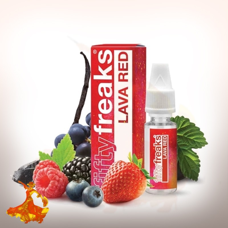 E liquid Lava red Fifty Freak