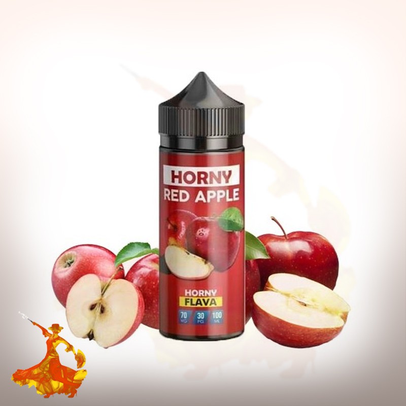 E-liquid Horny Red Apple 100ml Horny Flava Arôme boosté ( prêt à vaper )