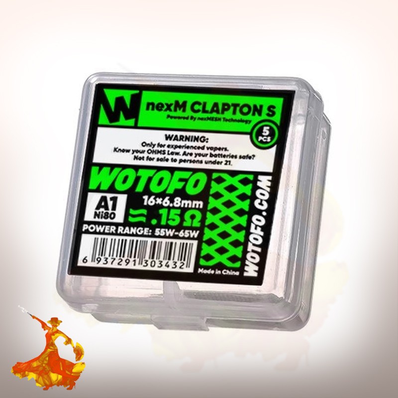 Mèche NexMesh Clapton S A1 0.15ohm Wotofo