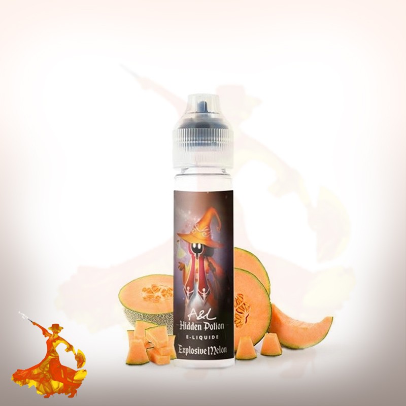 E-liquid Explosive Melon Hidden Potion by A&L Arôme boosté prêt à vaper