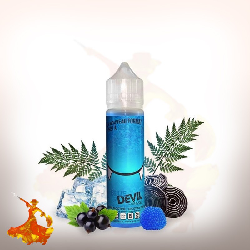 E-liquid Blue Devil 50ml Les Devils by Avap Arôme boosté prêt à vaper