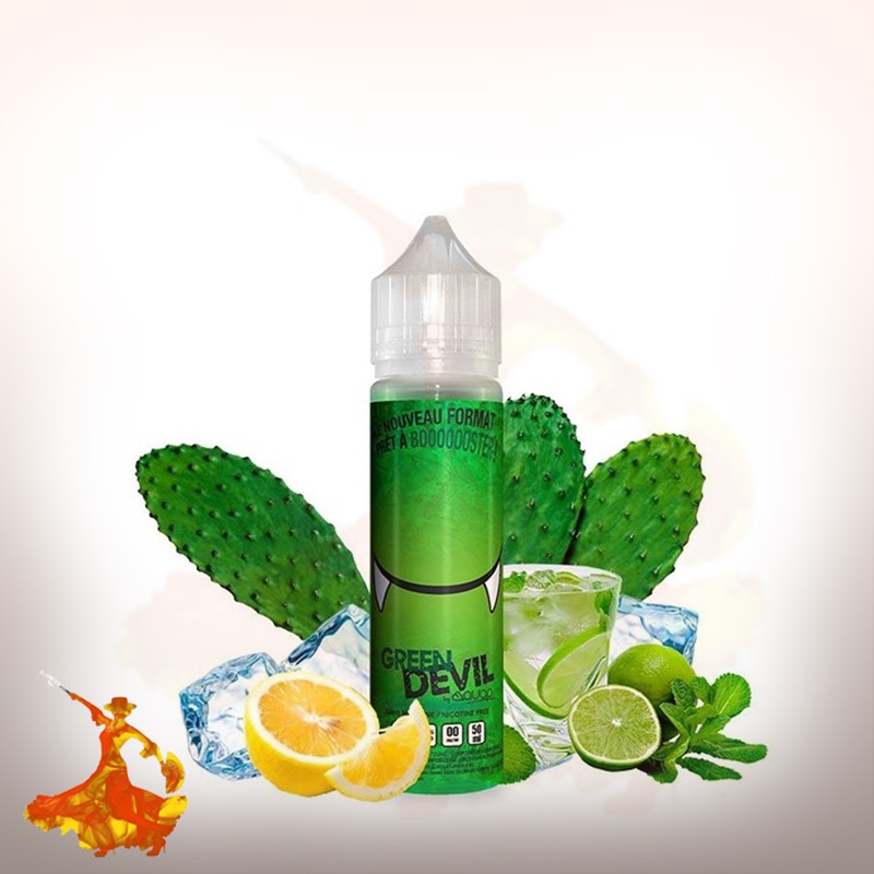 E-liquid Green Devil 50ml Les Devils by Avap Arôme boosté prêt à vaper