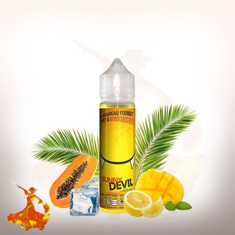 E-liquid Sunny Devil 50ml Les Devils by Avap Arôme boosté prêt à vaper