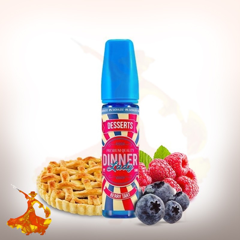 E-liquid Berry Tart Dinner Lady Arôme boosté prêt à vaper