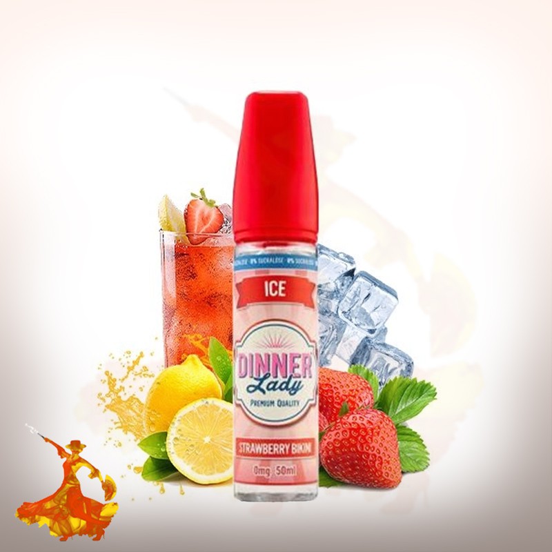 E-liquid Strawberry Bikini Dinner Lady Arôme boosté prêt à vaper