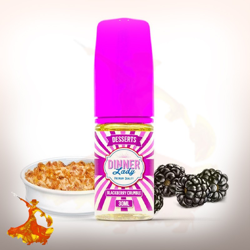 Concentré Blackberry Crumble Desserts by Dinner Lady