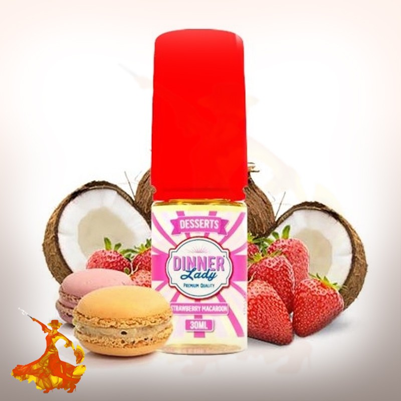 Concentré Strawberry Macaron Desserts by Dinner Lady