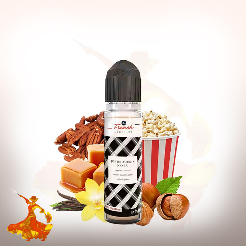 E-liquid Jus De Boudin Noir 50ml 0mg Le French Liquide Arôme boosté