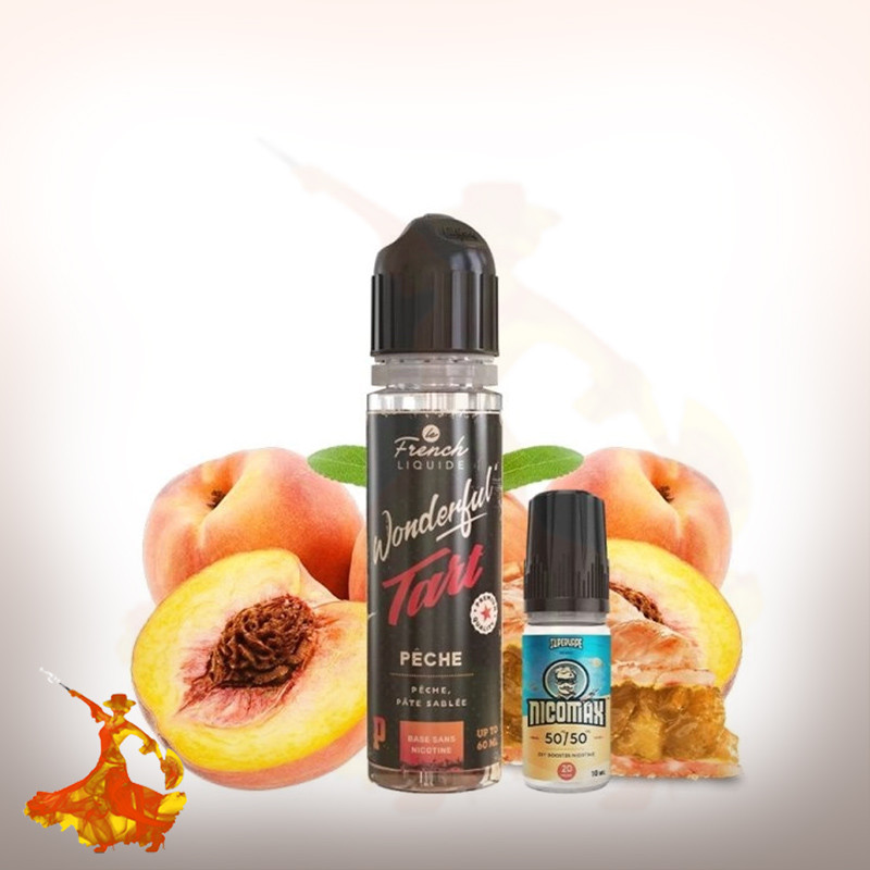 E-liquid Pêche Wonderful Tart by Le French Liquide
