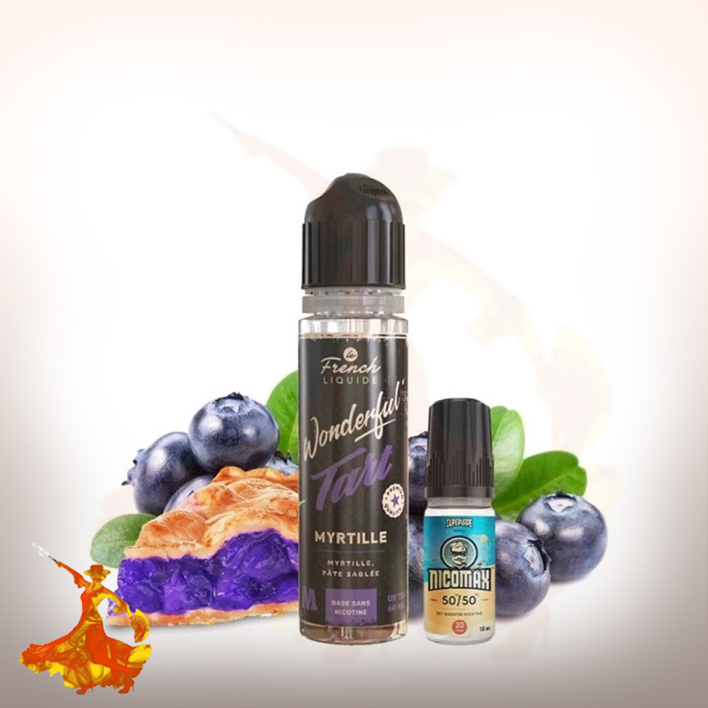 E-liquid Myrtille Wonderful Tart by Le French Liquide