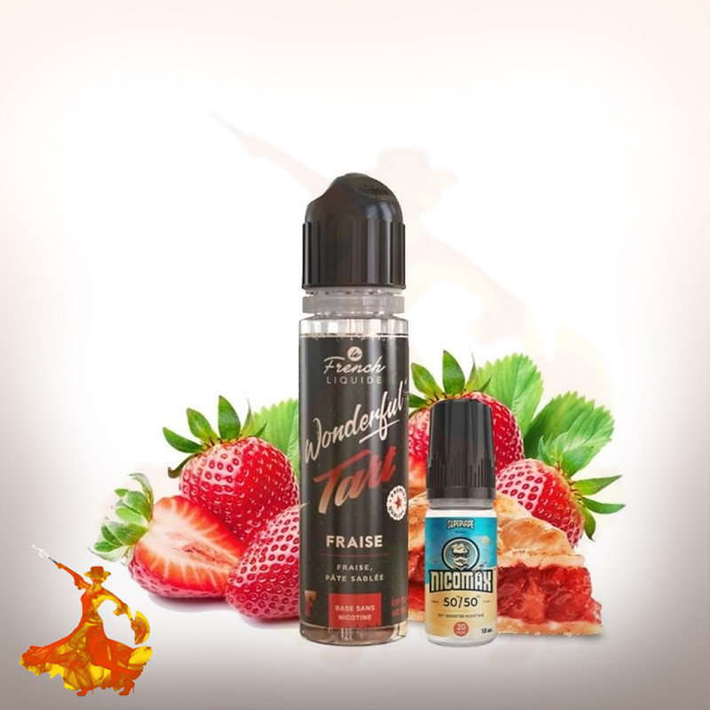 E-liquid Fraise Wonderful Tart by Le French Liquide