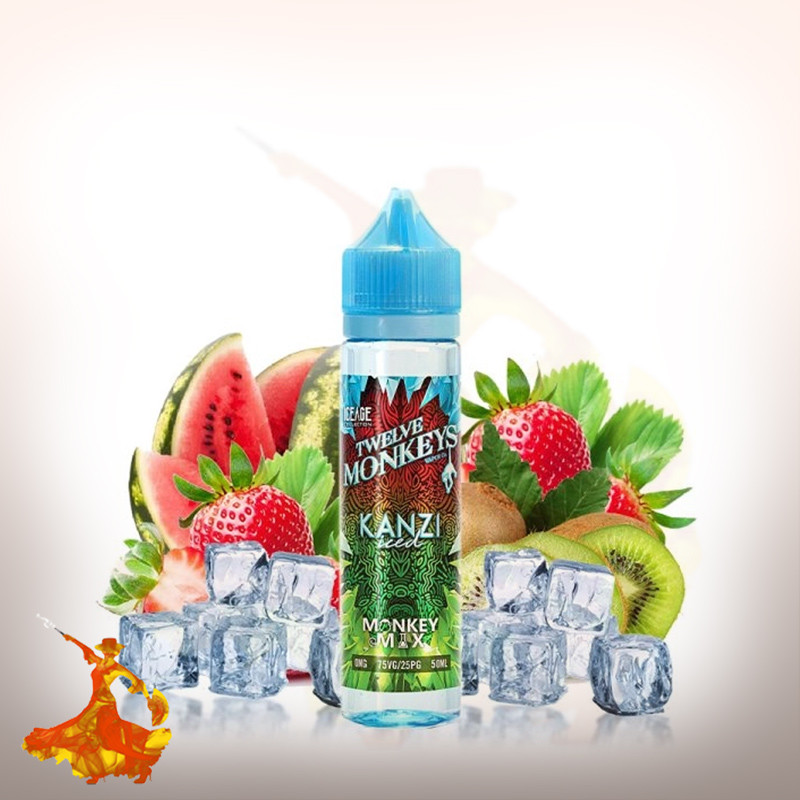Eliquid Kanzi Iced Monkey Mix Twelve Monkey Ice Age