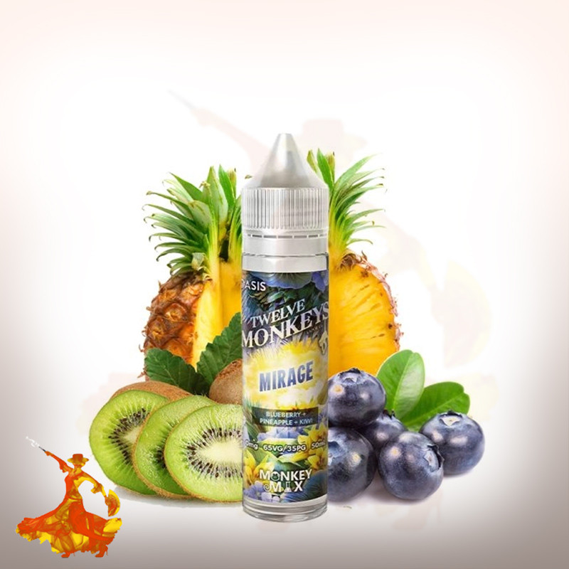 Eliquid Mirage Monkey Mix Twelve Monkey