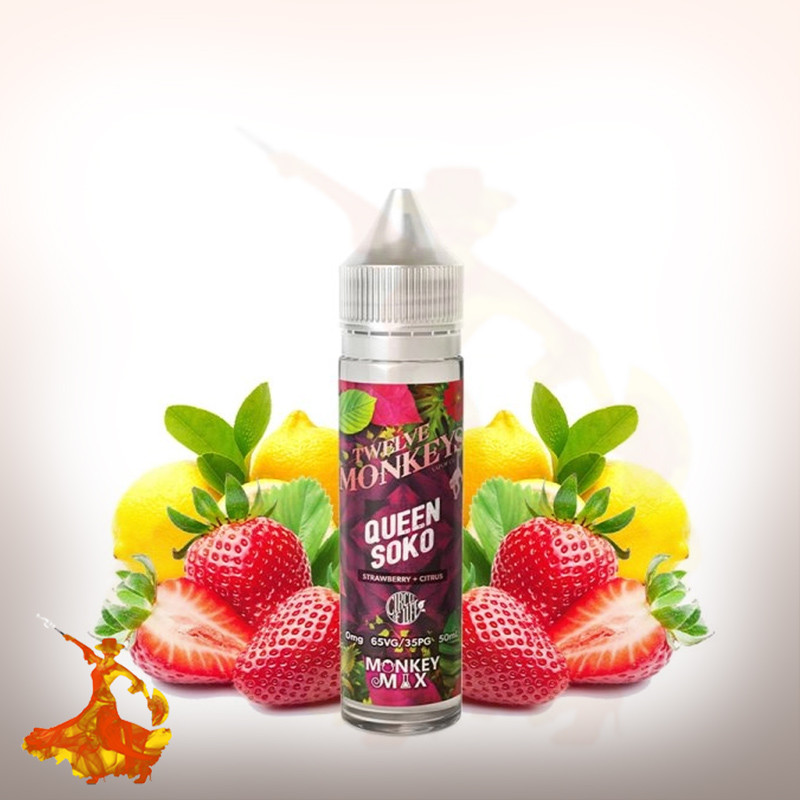 Eliquid Queen Soko Monkey Mix Twelve Monkey