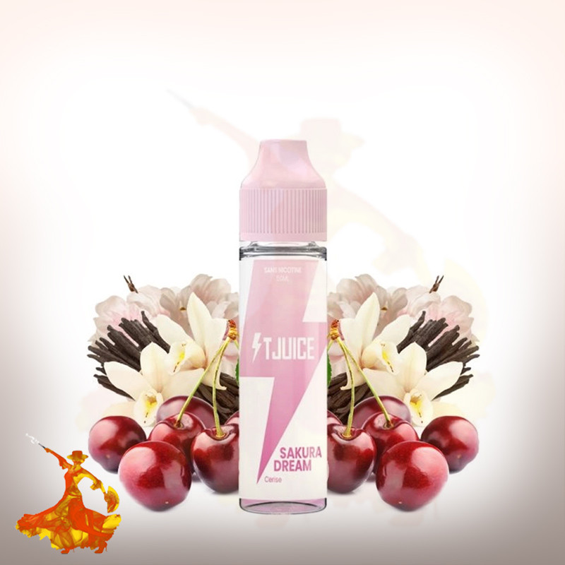 Eliquid Sakura Dream 50ml T Juice Arôme boosté prêt à vaper