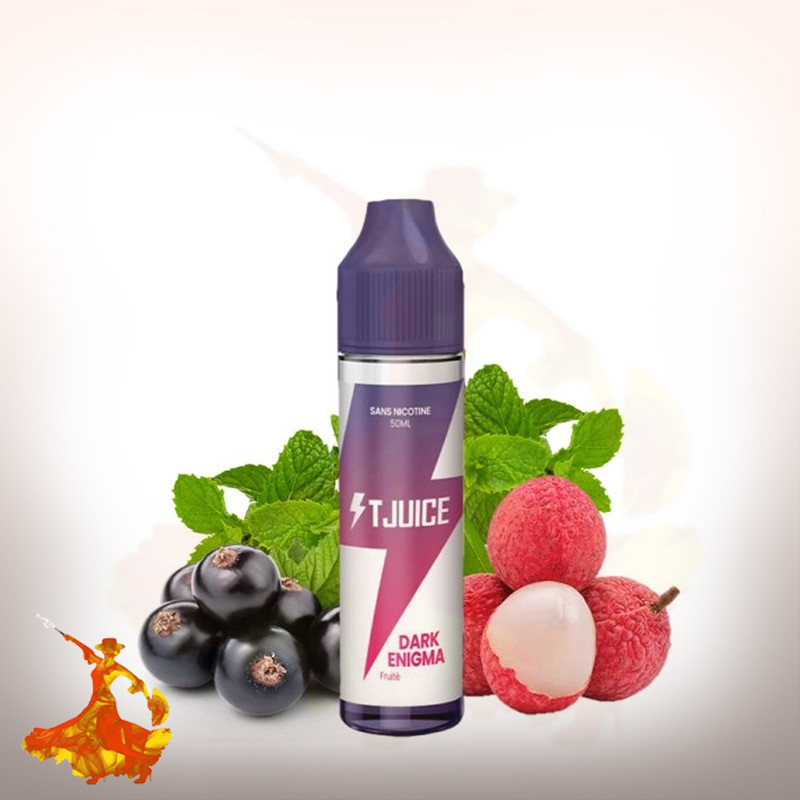 Eliquid Dark Enigma 50ml T Juice Arôme boosté prêt à vaper