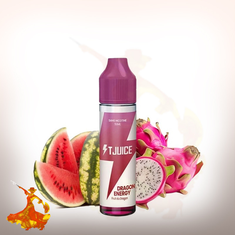 Eliquid Dragon Energy 50ml T Juice Arôme boosté prêt à vaper