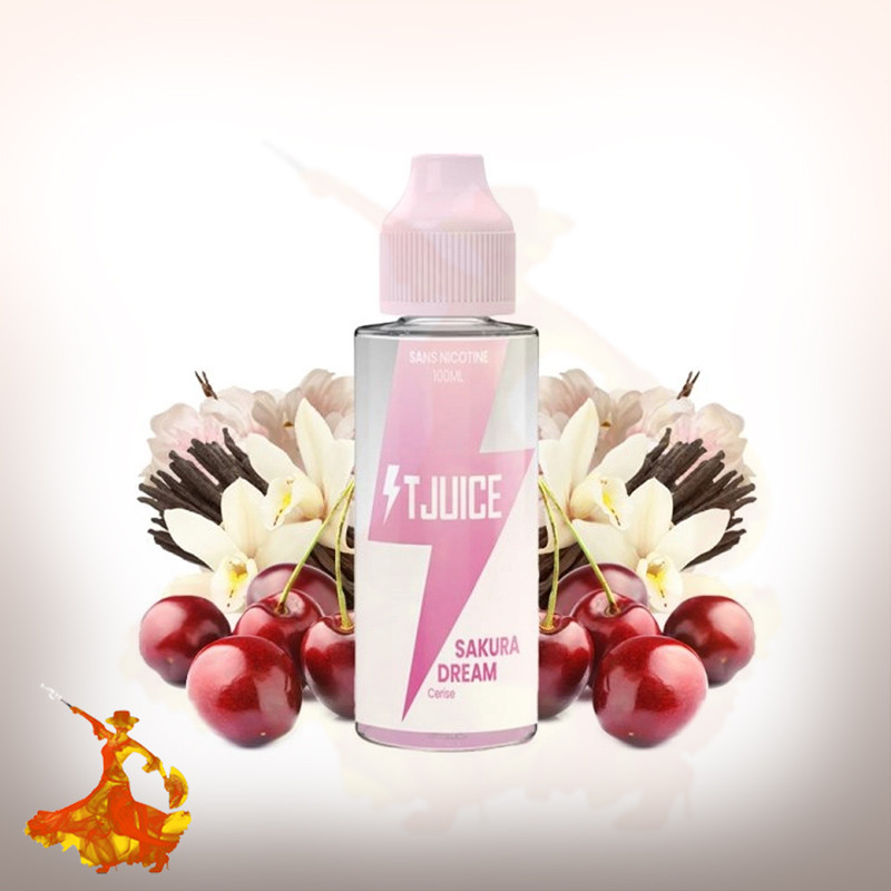 Eliquid Sakura Dream 100ml T Juice Arôme boosté prêt à vaper