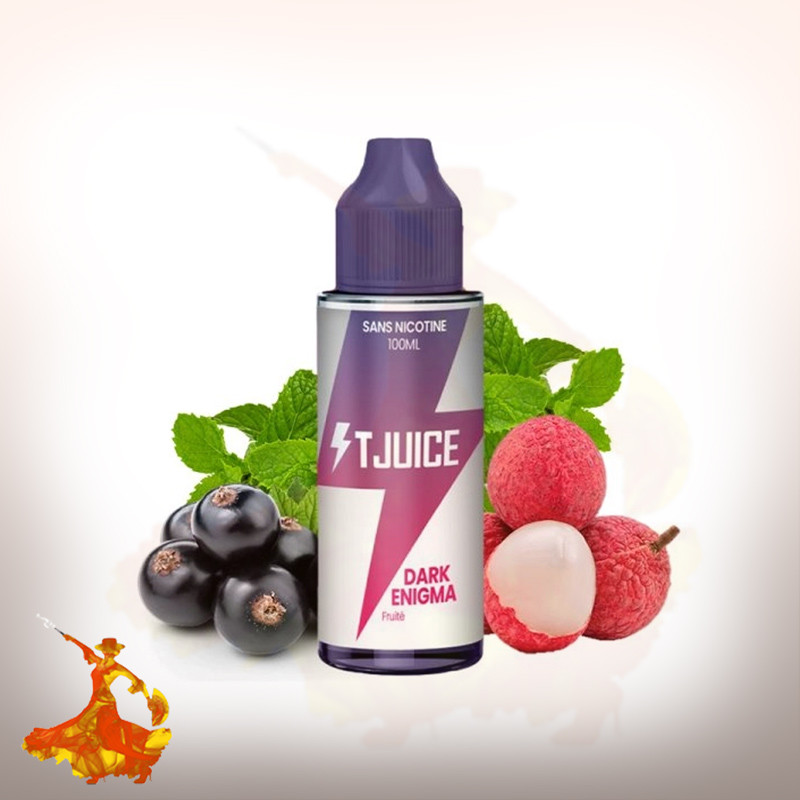Eliquid Dark Enigma 100ml T Juice Arôme boosté prêt à vaper
