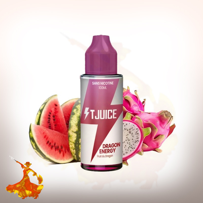 Eliquid Dragon Energy 100ml T Juice Arôme boosté prêt à vaper