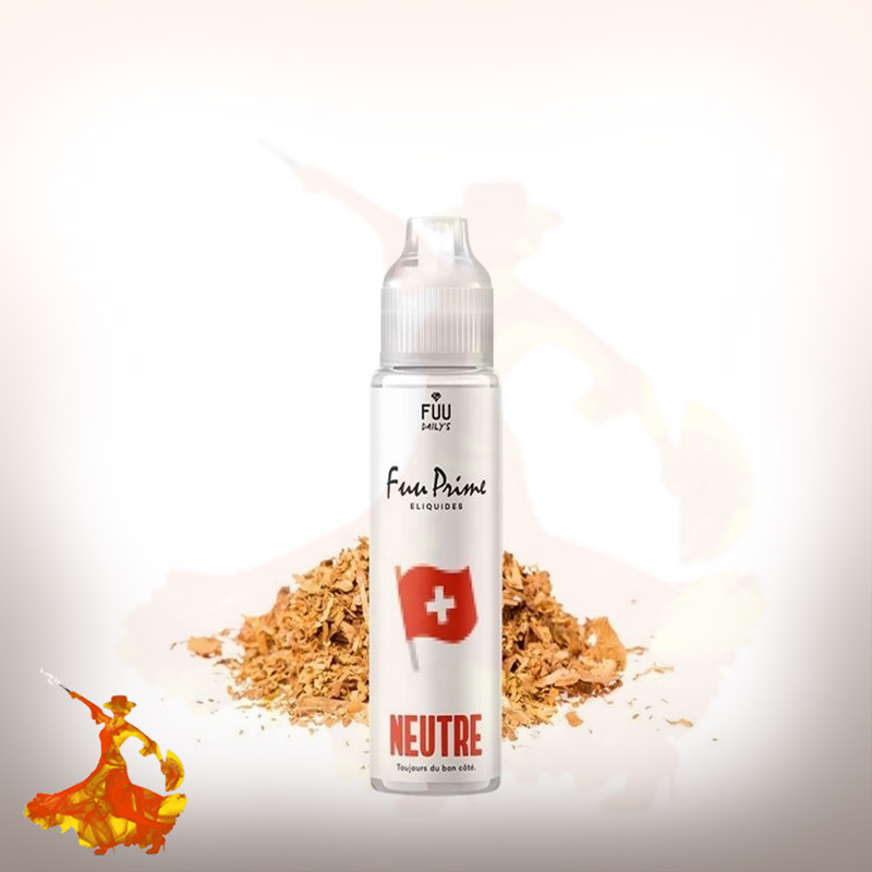 E-liquid Neutre FUU Prime Arôme boosté prêt à vaper