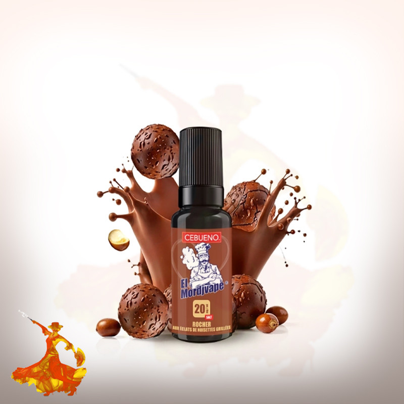 E-liquid El Mordjvape Rocher Nic Salt Cebueno