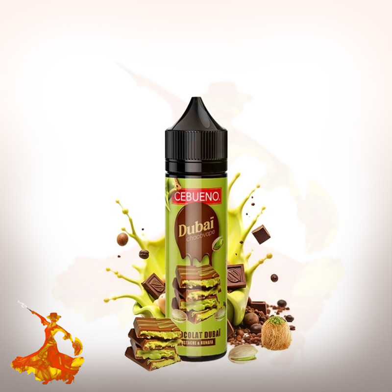 E-liquid Dubaï Chocovape Cebueno Arôme boosté