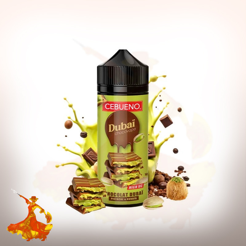 E-liquid Dubaï Chocovape 100ml Cebueno Arôme boosté