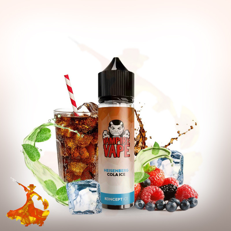 E-liquid Heisenberg Cola Ice 50ml Koncept Ice By Vampire Vape Arôme boosté