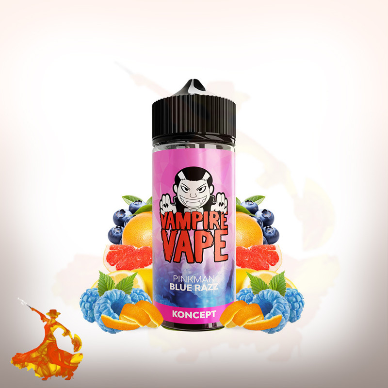 E-liquid Pinkman Blue Razz 100ml Koncept By Vampire Vape Arôme boosté