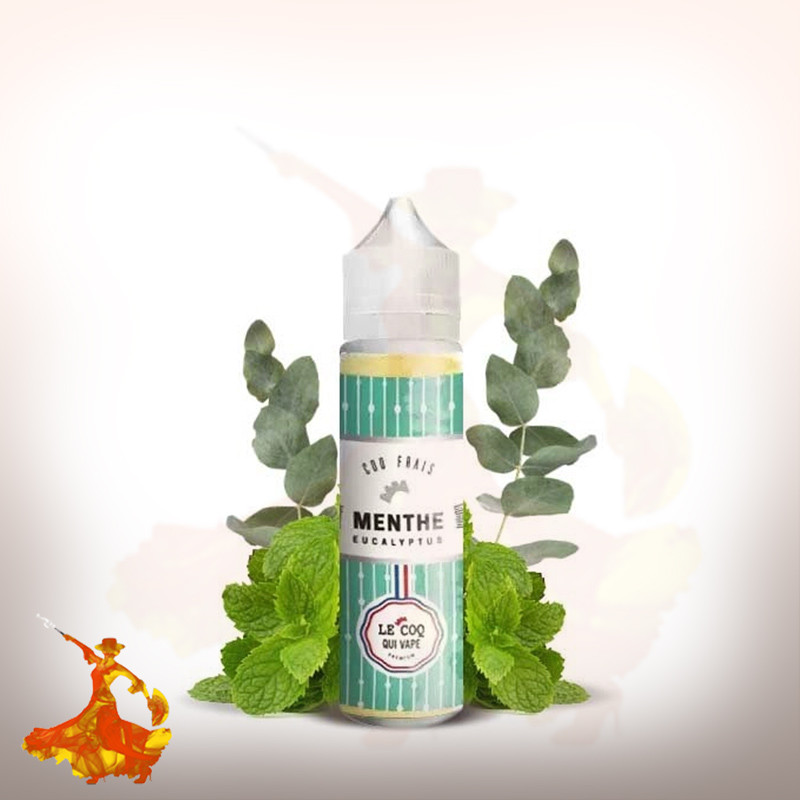 E-liquid Menthe Eucalyptus 50ml Coq Frais By Le Coq Qui Vape Arôme boosté
