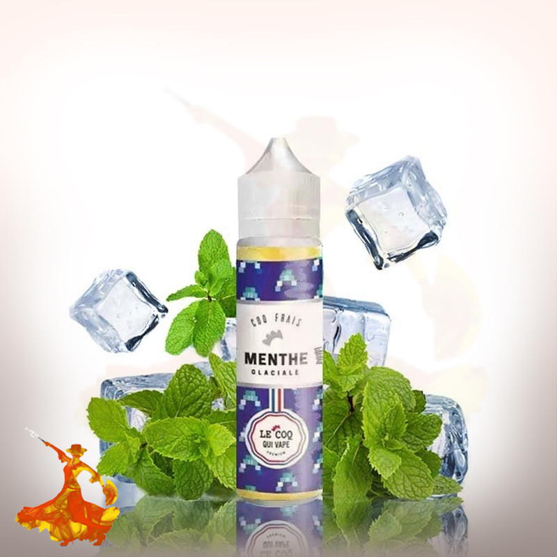 E-liquid Menthe Glaciale 50ml Coq Frais By Le Coq Qui Vape Arôme boosté