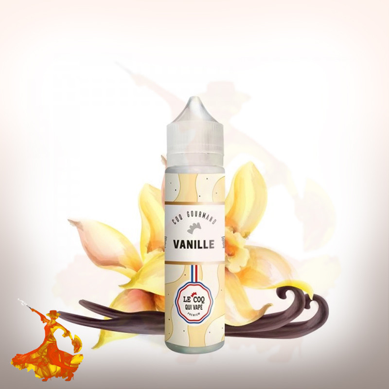E-liquid Vanille 50ml Coq Gourmand By Le Coq Qui Vape Arôme boosté