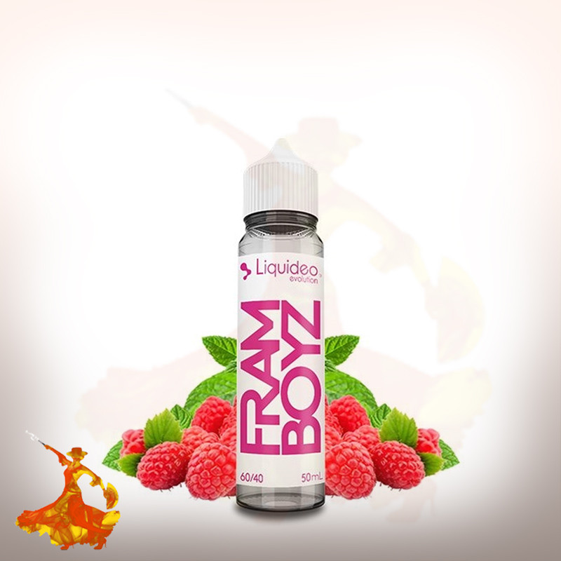 E-liquid Framboyz 50ml Liquideo Evolution Arôme Boosté