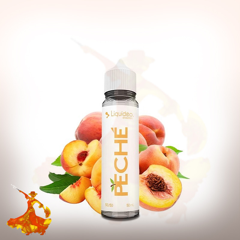 E-liquid Peché 50ml Liquideo Evolution Arôme Boosté