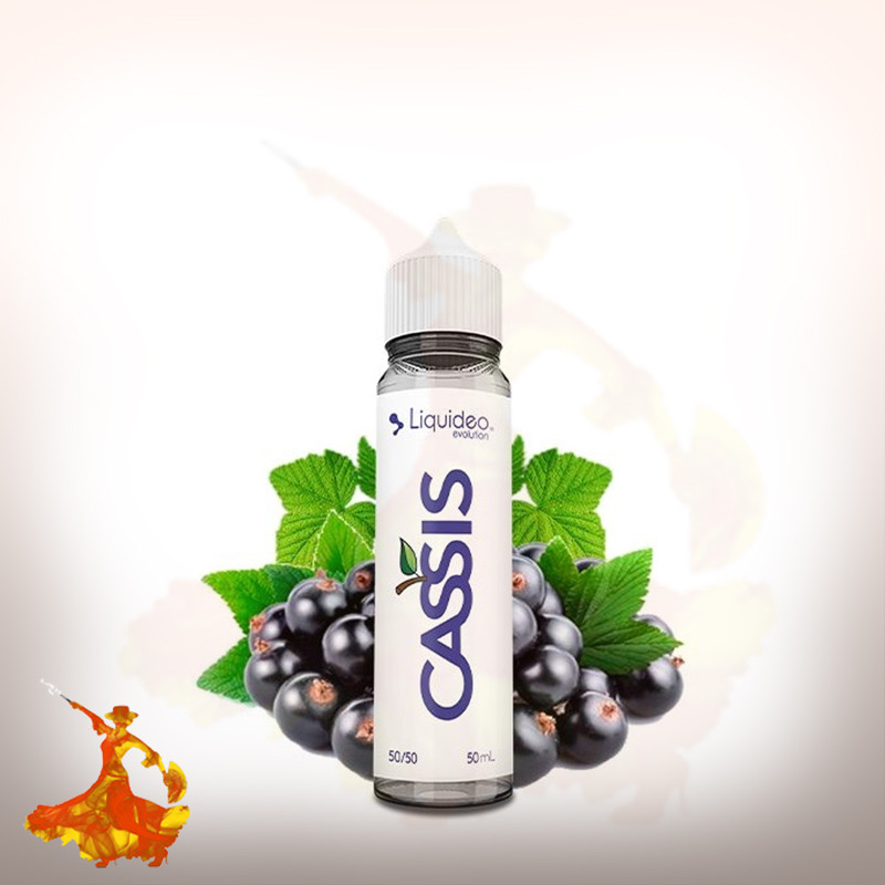 E-liquid Cassis 50ml Liquideo Evolution Arôme Boosté