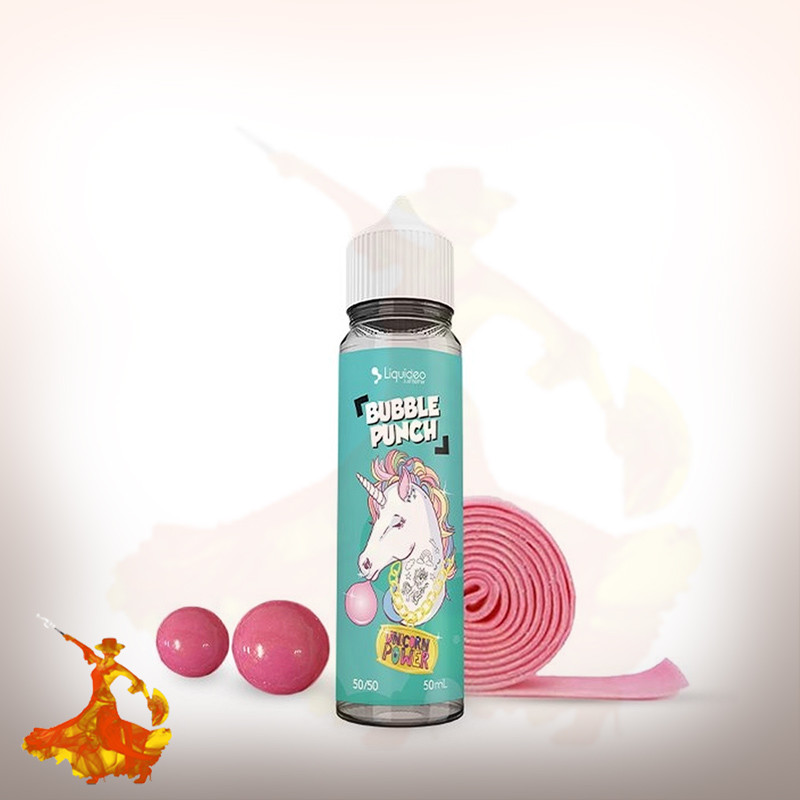 Eliquid Buble Punch 50ml Liquideo Unicorn Power Arôme Boosté
