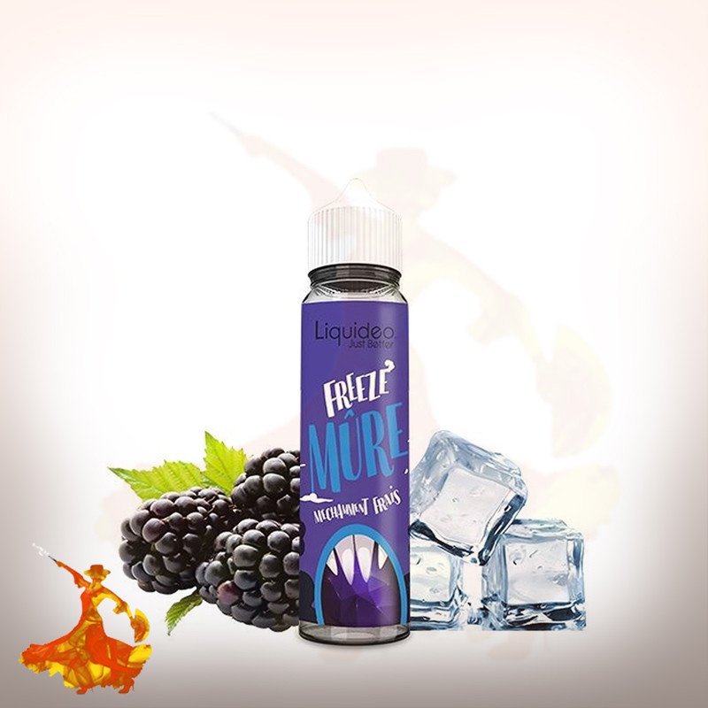 E-liquid Freeze Mûre 50ml Liquideo Freeze Arôme Boosté