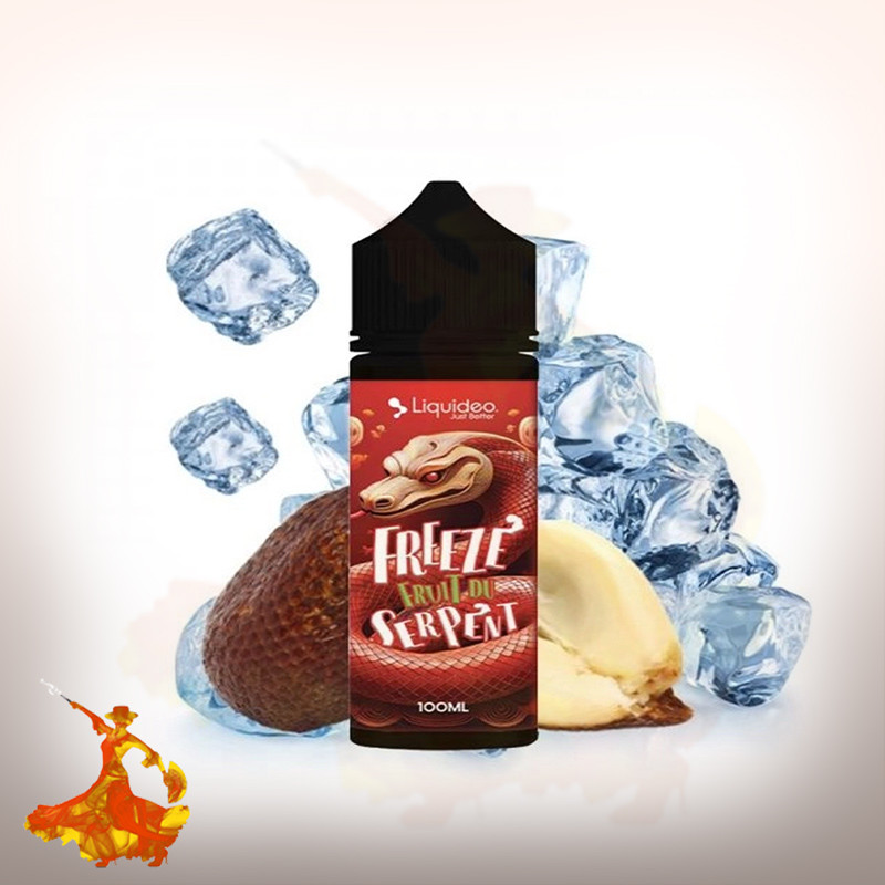 E-liquid Freeze Fruit Du Serpent Édition Limitée 100ml Liquideo Freeze Arôme Boosté