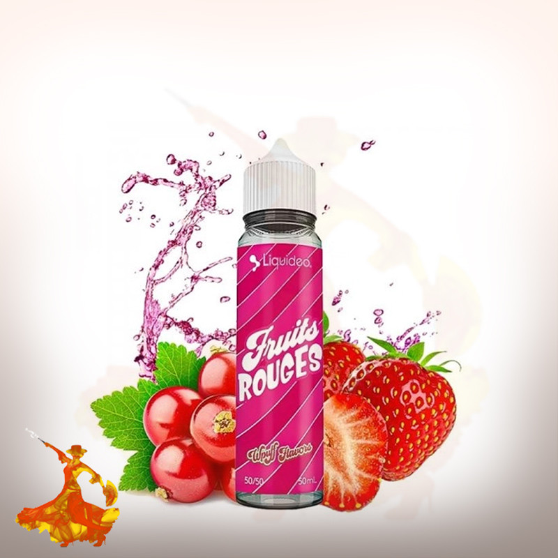Eliquid Fruit Rouge 50ml Liquideo Wpuff Flavor Arôme Boosté