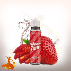 Eliquid Grosse Fraise 50ml Liquideo Wpuff Flavor Arôme Boosté