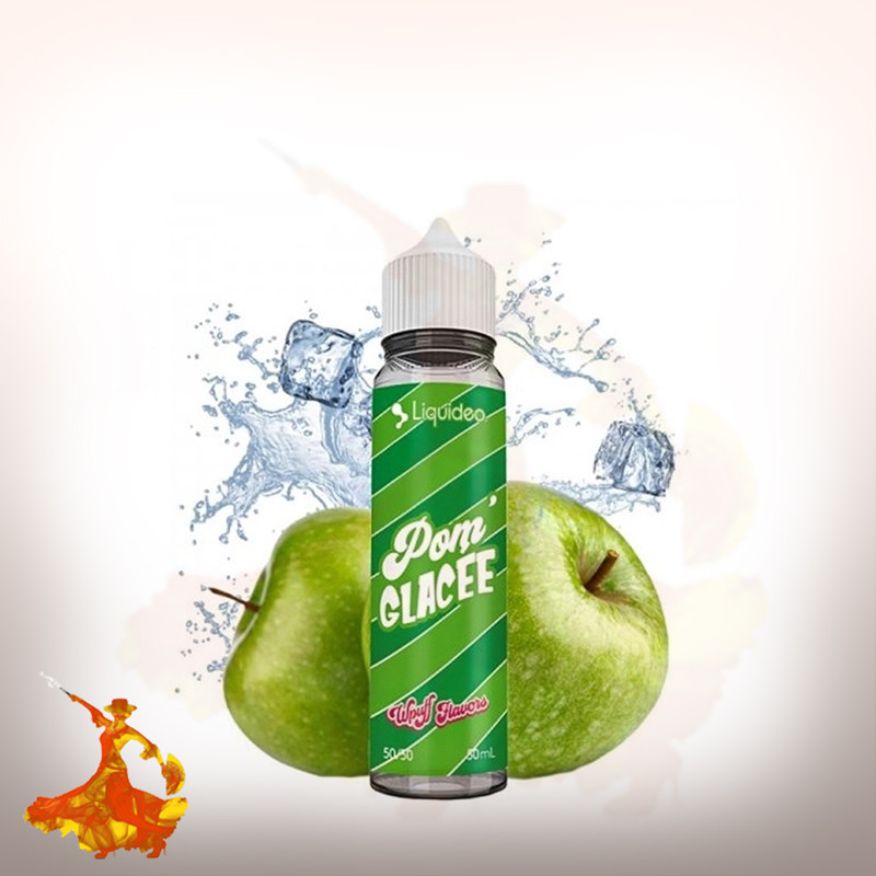 Eliquid Pom Glacé 50ml Liquideo Wpuff Flavor Arôme Boosté
