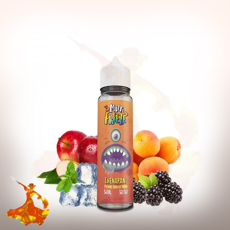E-liquid Chenapan 50ml Liquideo Multi Freeze Arôme Boosté